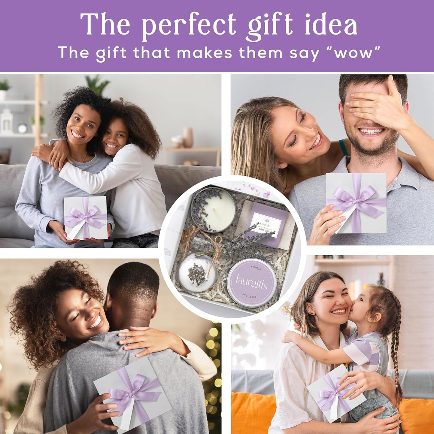 Lavender Relaxing Spa Gift Set — Calm & Restore Self-Care Box